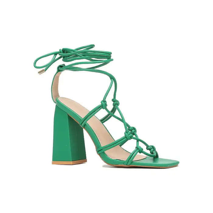 La Modeuse Sandali con tacco 58395_P134370 Verde
