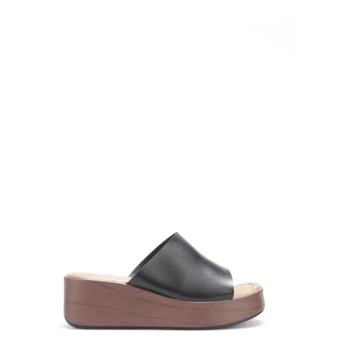 La Modeuse Sandali con zeppa 78334_P186454 Nero