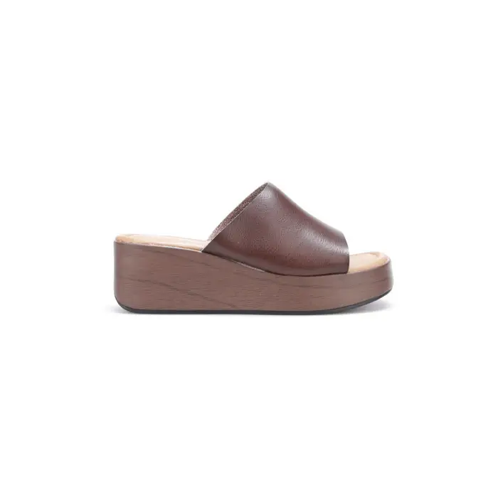 La Modeuse Sandali con zeppa 78335_P186460 Marrone