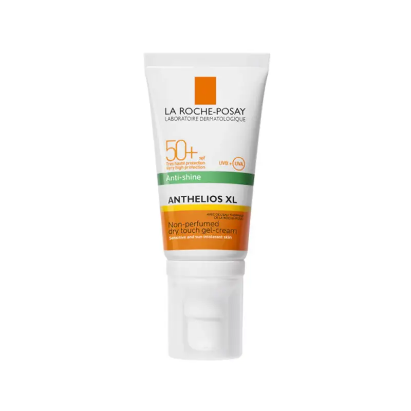 La Roche-Posay Gel Crema Solare Viso tocco secco Anti-lucidità SPF50+ Senza Profumo 50ml - Solare viso alta prot