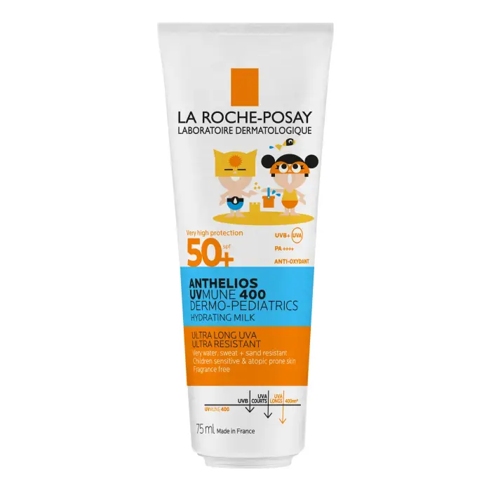 La Roche-Posay UVMune 400 Latte Idratante Dermo-Pediatrics Bambino SPF50+ 75ml - Crema Solare Bambini