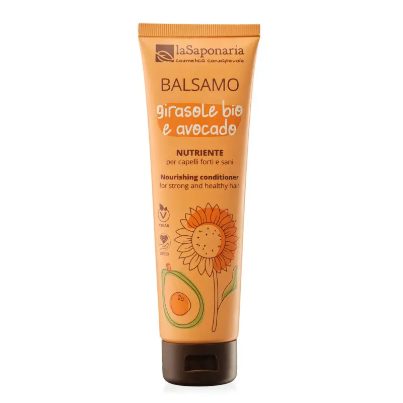 Capelli e Cute Balsamo nutriente - Girasole Bio e Avocado 150ml - Balsamo Nutriente Capelli
