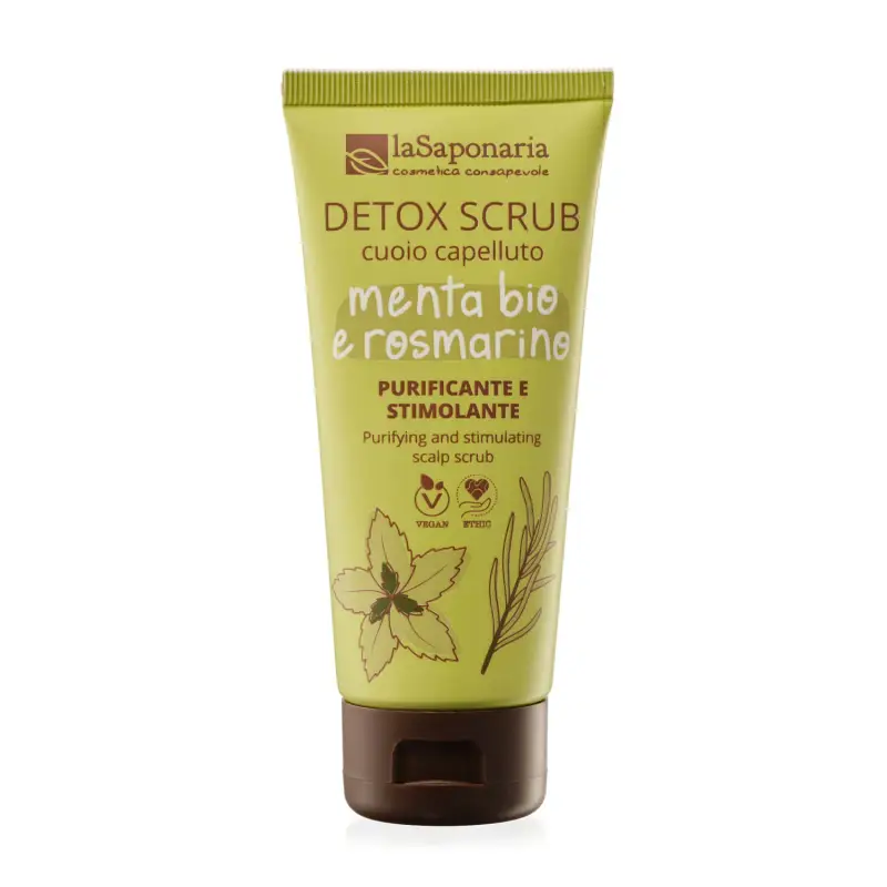 Capelli e Cute Scrub cuoio capelluto detox - Menta Bio e Rosmarino 100ml - Scrub Capelli
