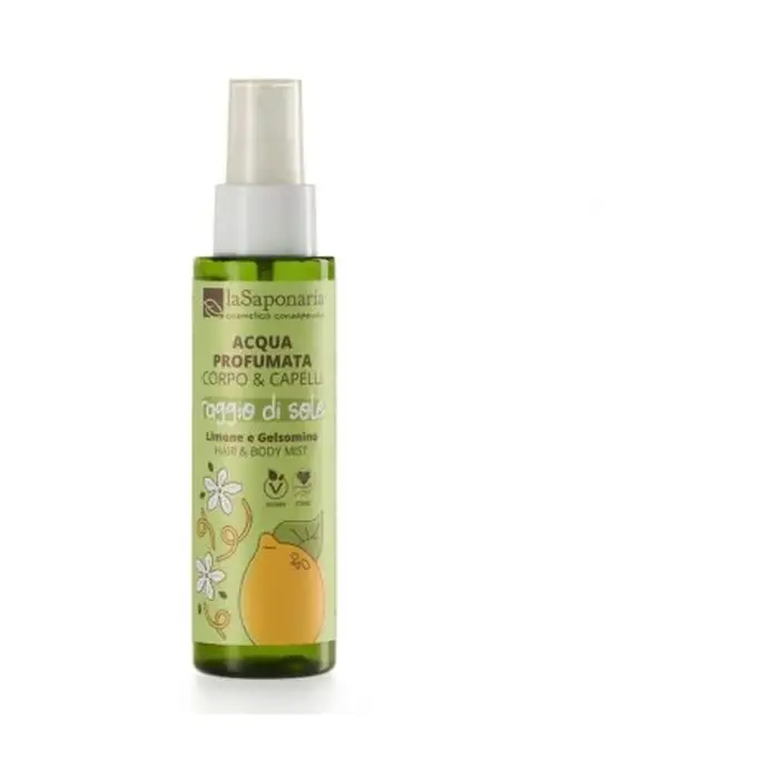 LA SAPONARIA Corpo Acqua profumata - Raggio di sole - Limone e gelsomino 100ml - Acqua Profumata
