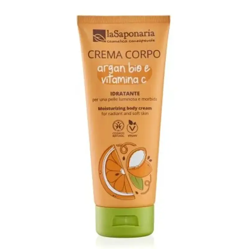 Crema Corpo Idratante - Argan Bio E Vitamina C 200ml - Crema