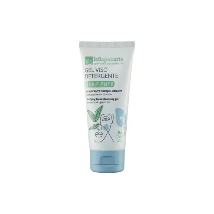 La Saponaria Gel Viso Detergente Deep Pure 100 ml