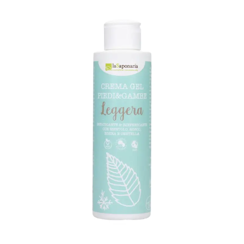 LA SAPONARIA Leggera crema gambe defaticante e rinfrescante 150ml - Crema gambe antifatica