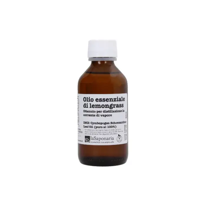 La Saponaria Olio Essenziale Lemongrass 100 ml - Olio Essenziale