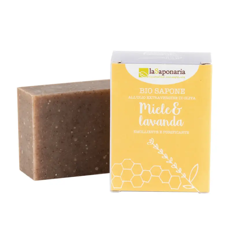 Sapone solido miele e lavanda 100g - Sapone