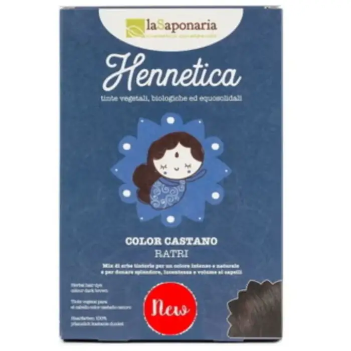 La Saponaria Tinta Vegetale Color Castano Scuro - Ratri 100 g
