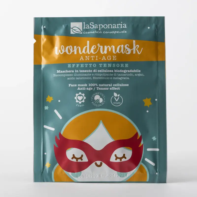 Wondermask - Maschera in tessuto anti-age 10ml - Maschera Anti-età viso
