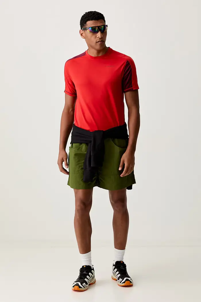 T-shirt sportivo da uomo Just Right Rosso