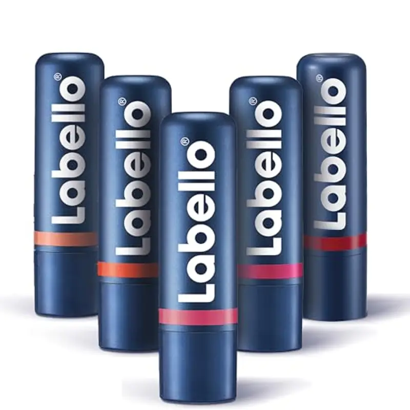 Labello Caring Beauty Lip & Cheek Burrocacao labbra e guance, Balsamo labbra colorato e blush stick nelle tonalità