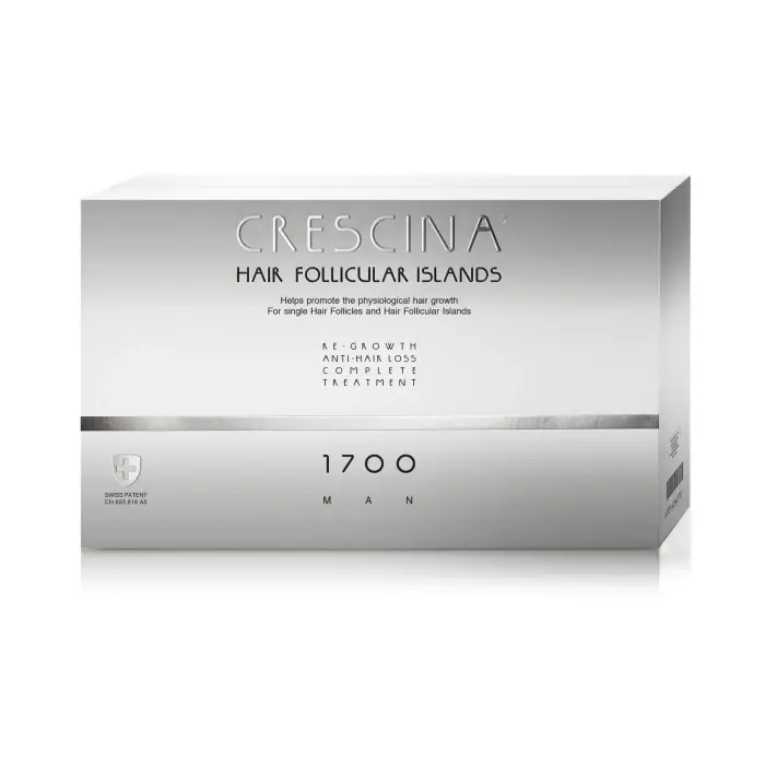 Labo Crescina Follicular Islands 1700 Fiale Stimolanti per la Crescita Siero Trattamento Cuoio Capelluto Uomo 20 pezzi