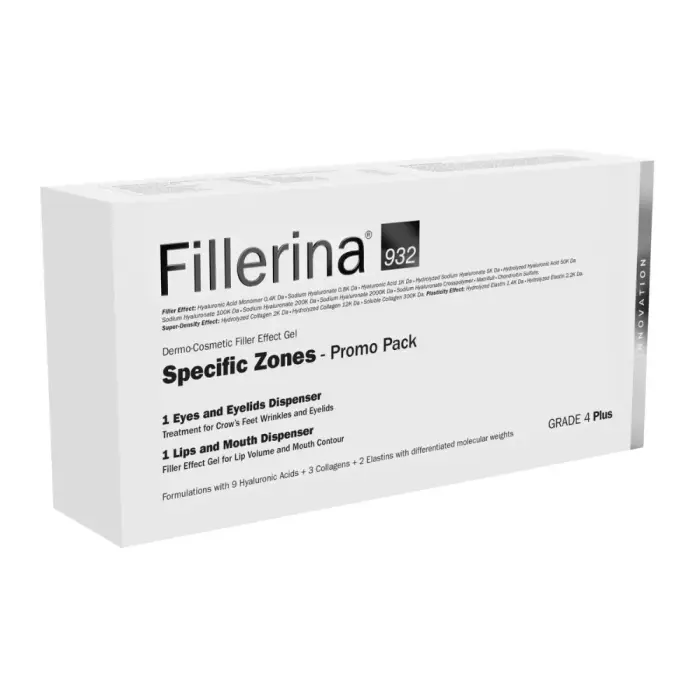 Labo Set Fillerina 932 Zone Specifiche Grado 4 Plus Crema Trattamento Locale Volumizzante Acido Ialuronico Labbra 7 ml + Fillerina 932 Zone
