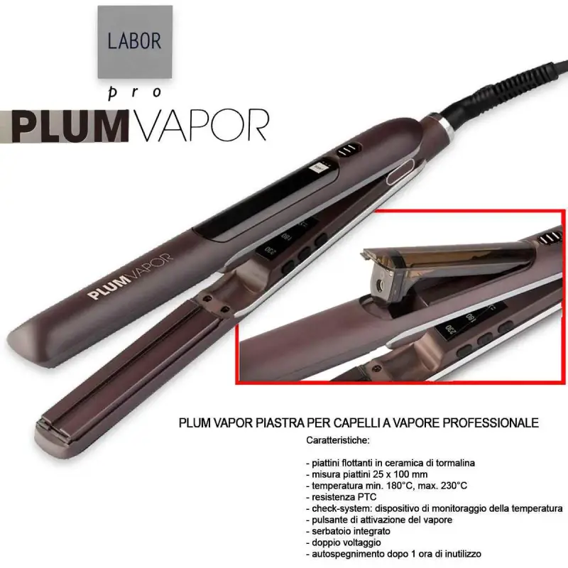 Labor Plum Vapor piastra a vapore professionale