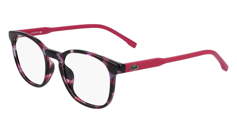 Lacoste Bambino L3632 219 Montature da vista Iniettato Havana Rotonda Normale Fotocromatiche