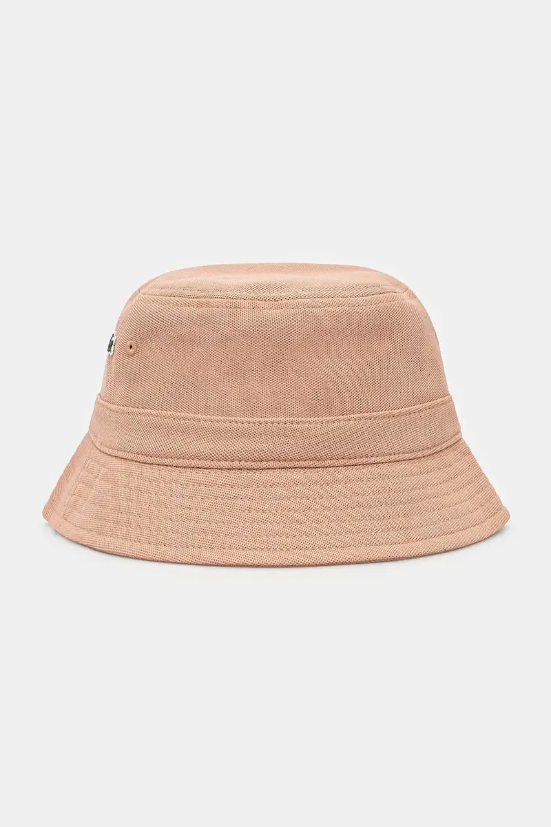 Lacoste berretto in cotone colore rosa RK2056 Arancione