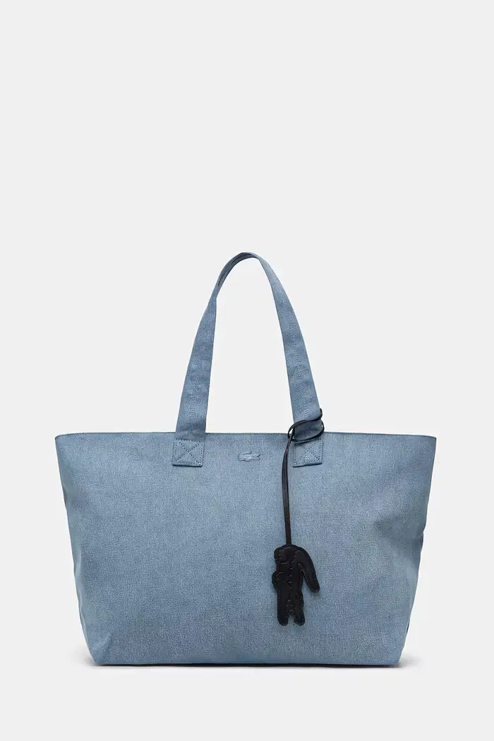 borsa tote da donna in jeans Blu