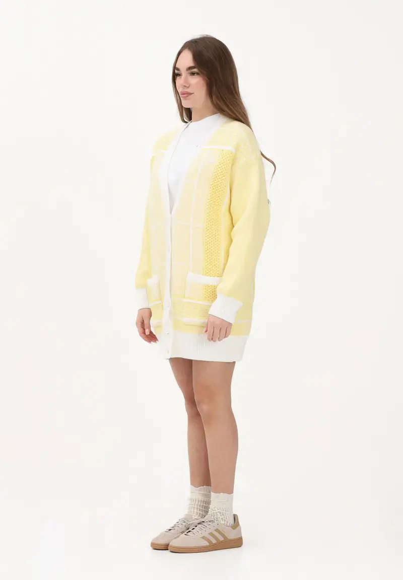 Lacoste Cardigan Donna Giallo 4388706