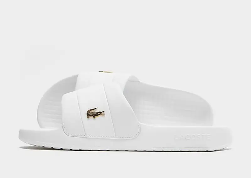 Lacoste Ciabatte Serve Pin, Bianco