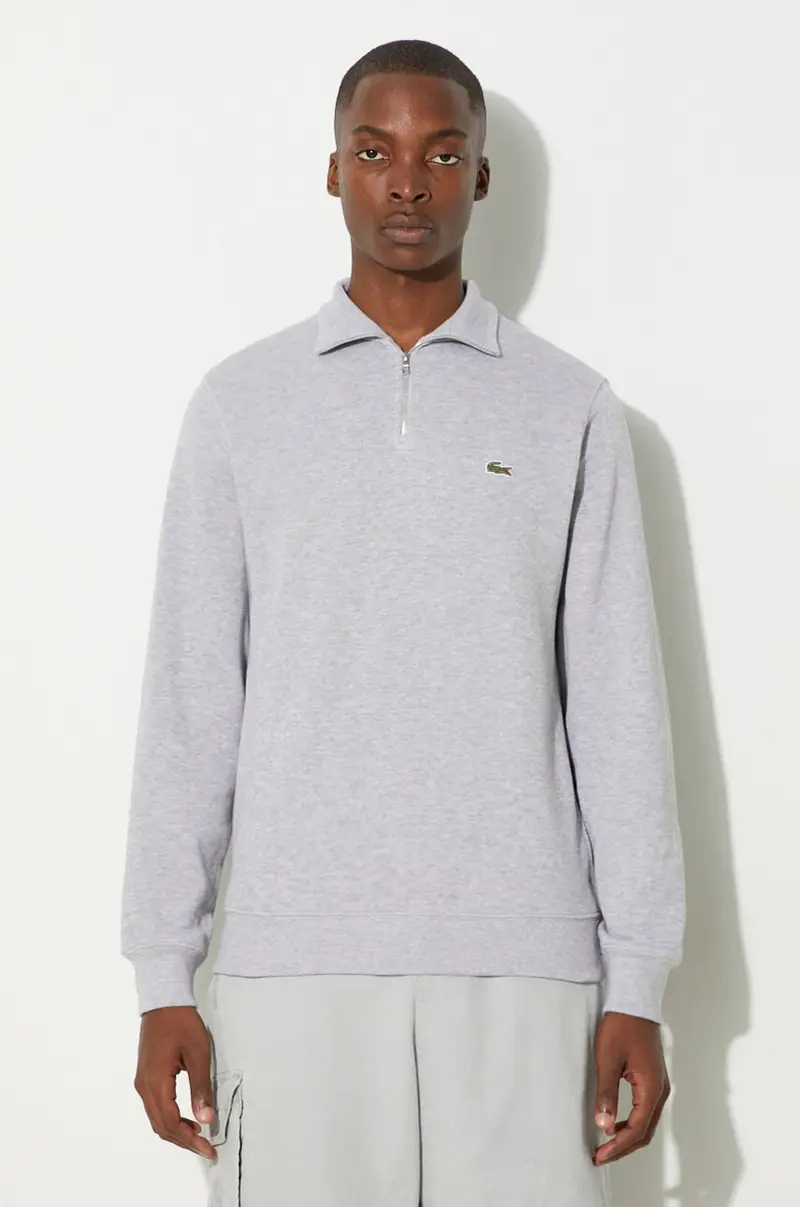 Lacoste maglione in cotone Grigio