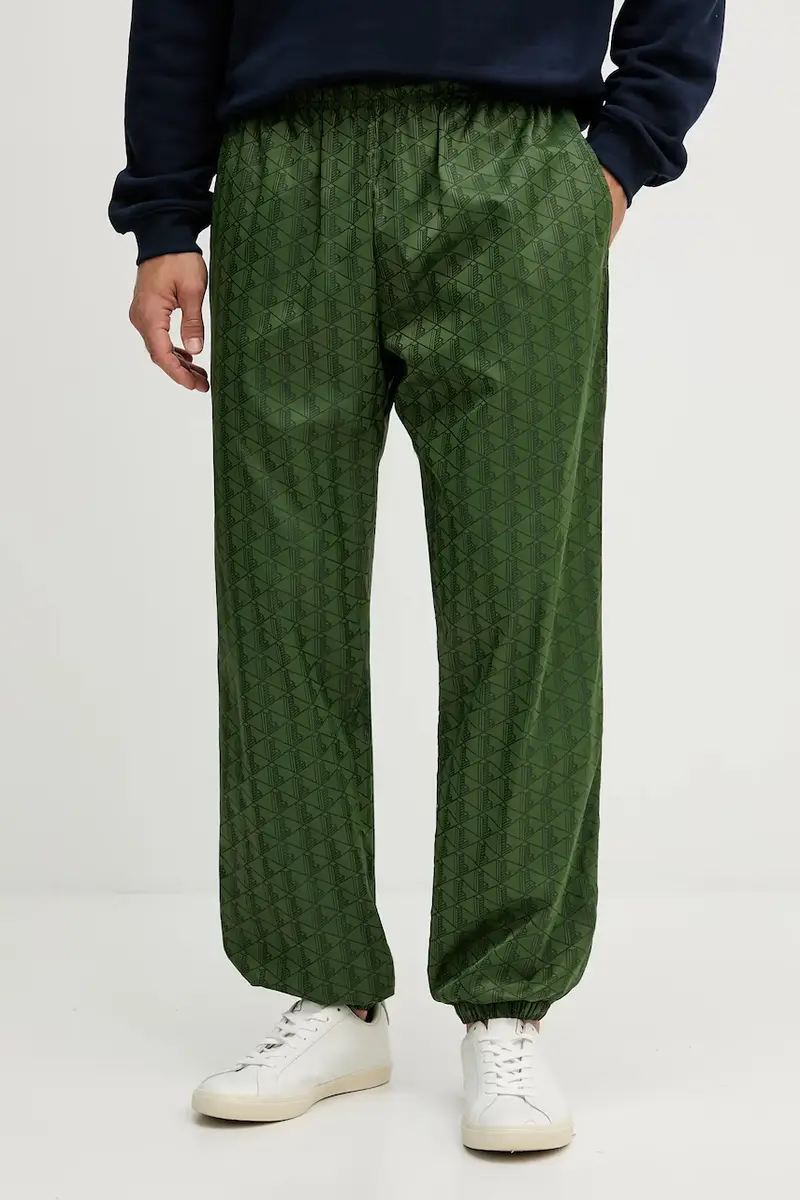 Lacoste pantaloni tuta uomo colore verde XH8908