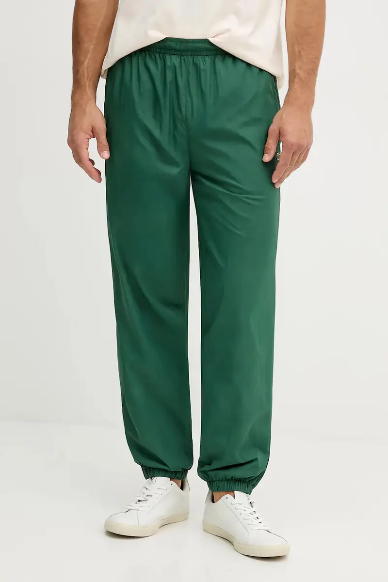 Lacoste pantaloni tuta uomo colore verde XH8909