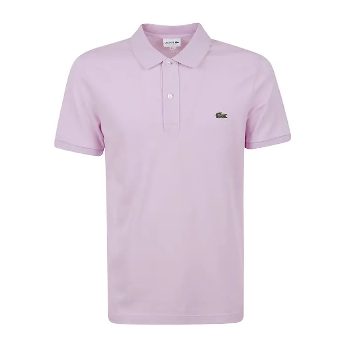 Lacoste polo uomo slim fit in piqué di cotone glicine