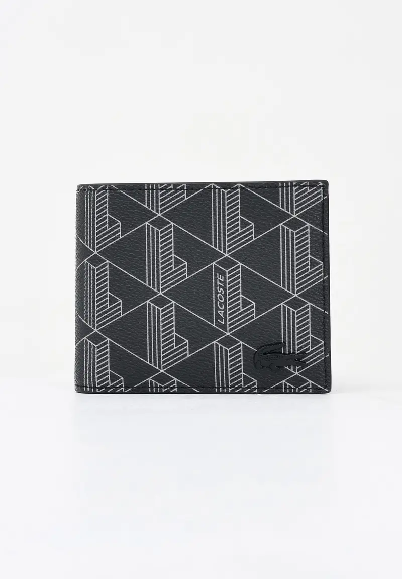 Lacoste Portafogli Uomo Nero 1096236