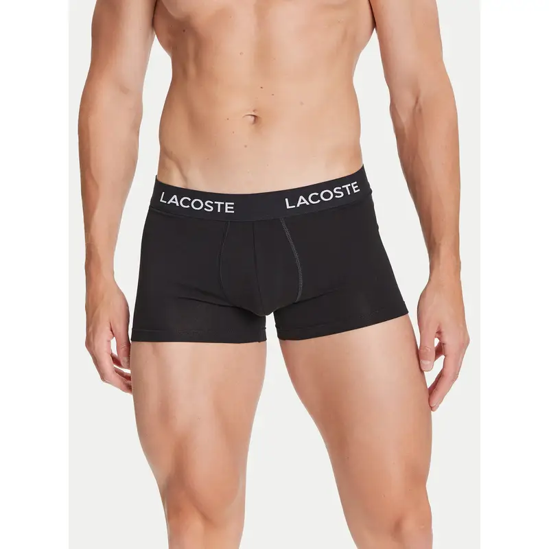 Lacoste Set di 7 boxer 5H2385 Nero