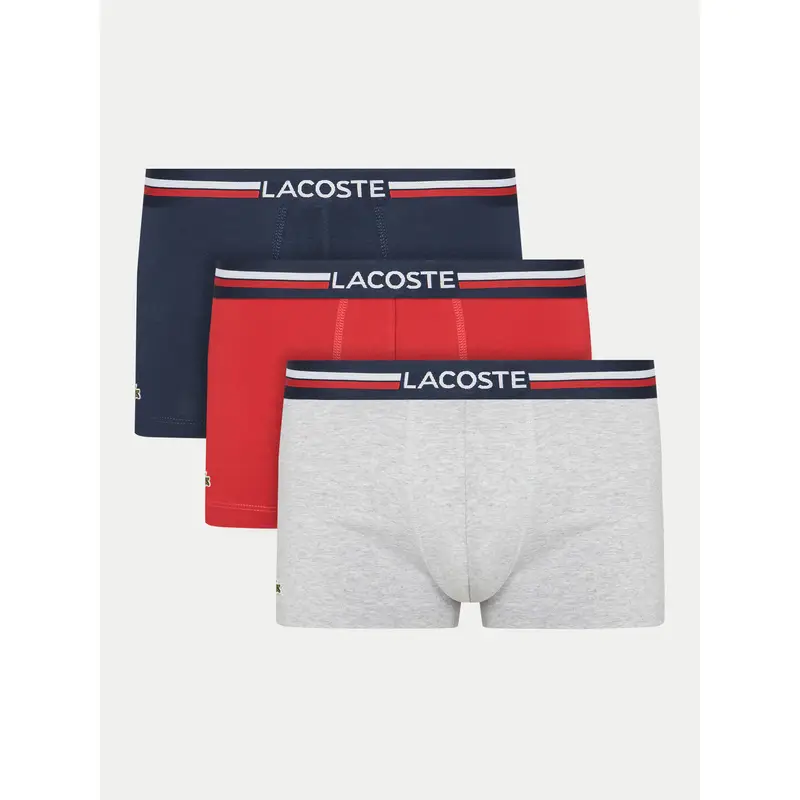 Lacoste Set di boxer 5H2390 Multicolore