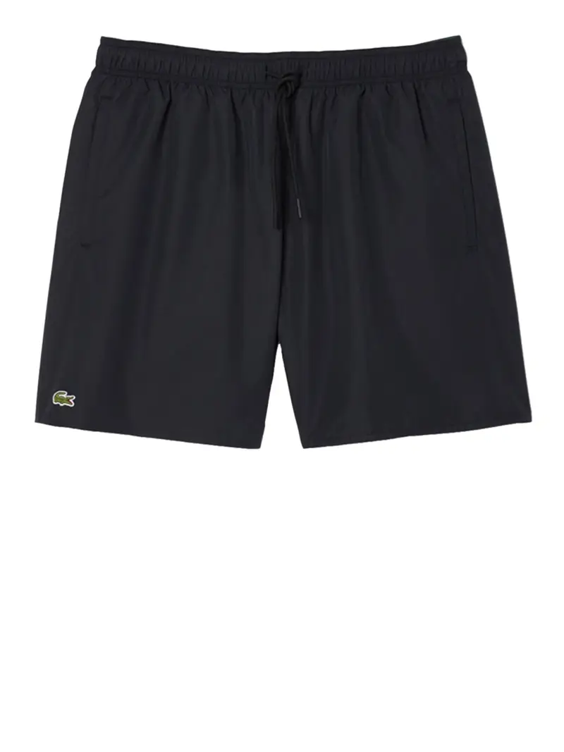 lacoste shorts mare da uomo - nero