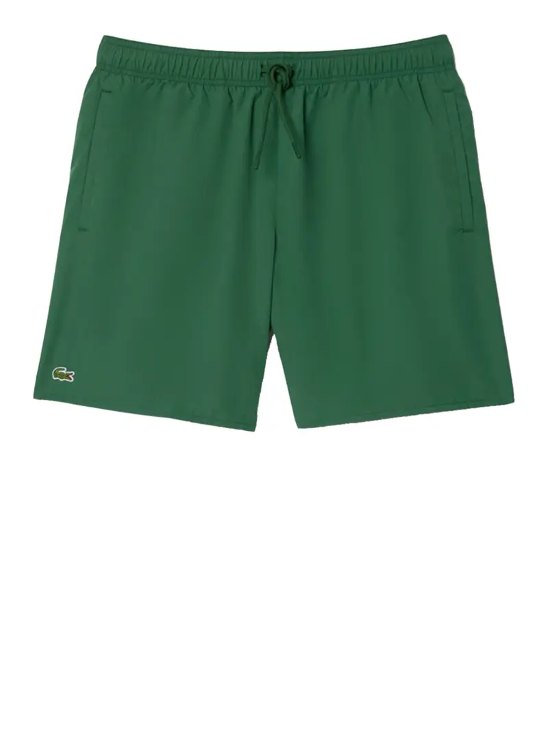 lacoste shorts mare da uomo - verde