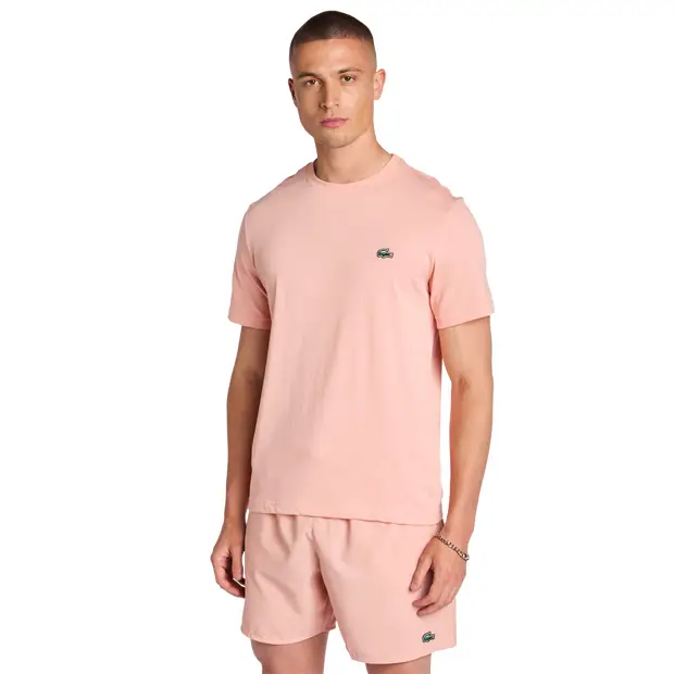 Lacoste Small Logo Uomo - Magliette Rosa - Jersey Pink