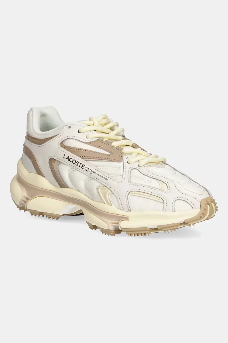 Lacoste sneakers L003 2K24 donna colore beige 49SFA0012