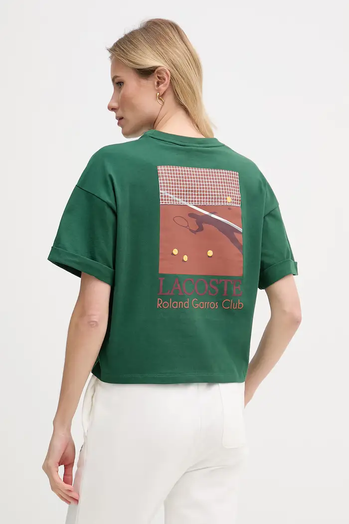 t-shirt da donna in cotone Verde