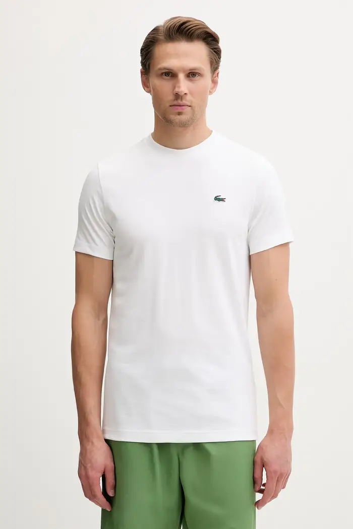 t-shirt da uomo in cotone Beige miniatura 3
