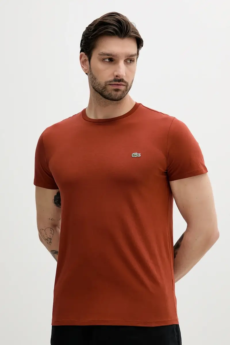 Lacoste T-shirt Uomo Arancione 2240124