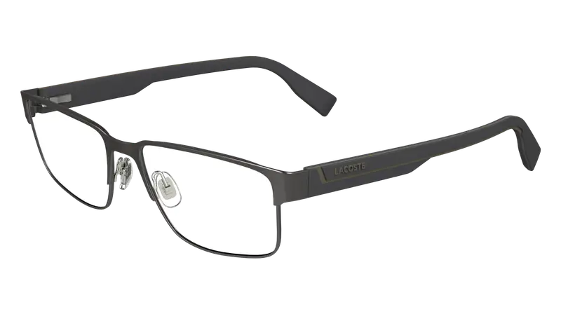 Lacoste Uomo L2298 033 Montature da vista Metallo Canna di fucile Squadrata Normale Normale