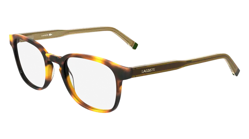 Lacoste Uomo L2964 214 Montature da vista Bio-iniettato Havana Squadrata Normale