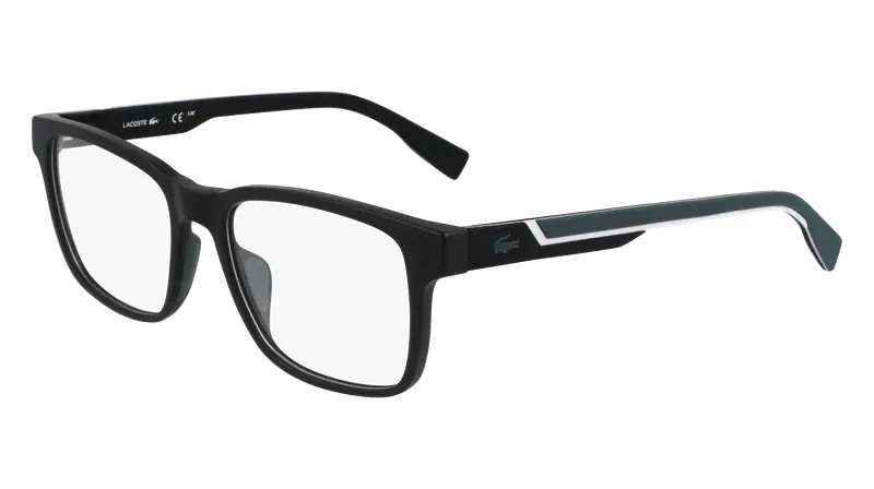 Lacoste Uomo L2965 002 Montature da vista Bio-iniettato Nero Squadrata Normale