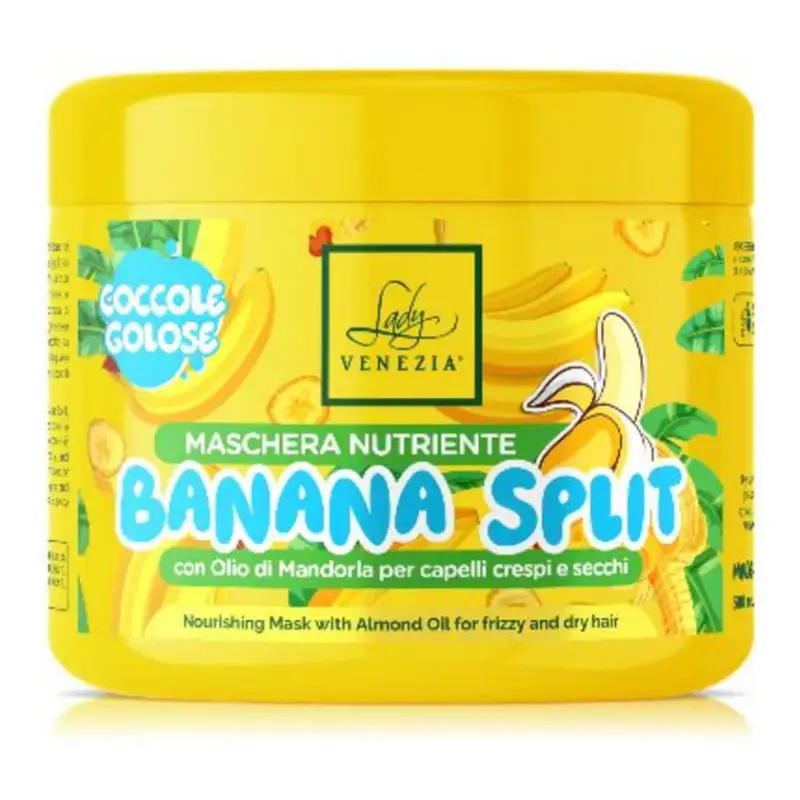 Lady venezia Banana Split - Maschera Nutriente Per Capelli 500 ml