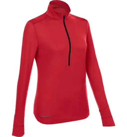LaMunt Alexandra Long Sleeve Zip - felpa - donna Red