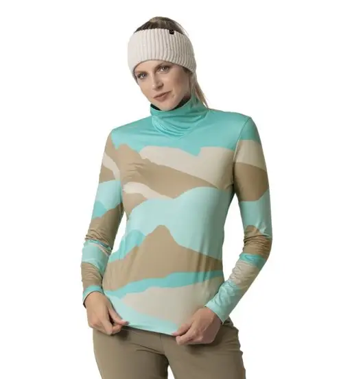 LaMunt Ivana Tech Arty L/S - felpa in pile - donna Brown