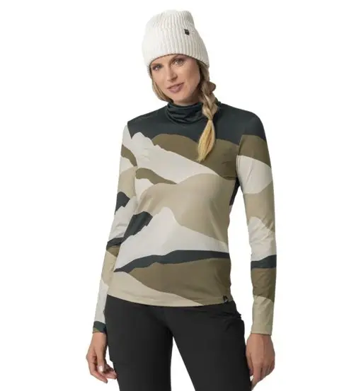 LaMunt Ivana Tech Arty L/S - felpa in pile - donna Light Brown