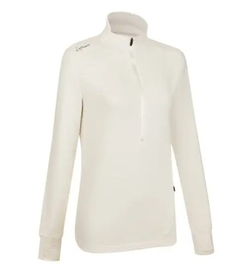 LaMunt Nora Zip - felpa in pile - donna White