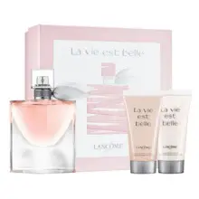 Lancôme Confezione kit regalo La Vie Est Belle Eau de Parfum 50 ml, Lozione corpo La Vie Est Belle 50 ml e Gel doccia La Vie Est Belle 50 ml