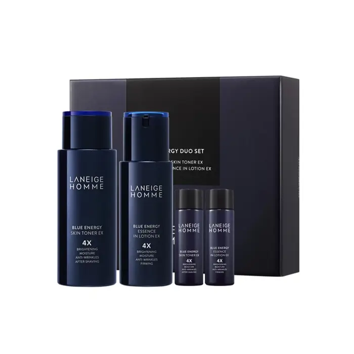 LANEIGE Homme Blue Energy Duo Set (Toner+Essence In Lotion)