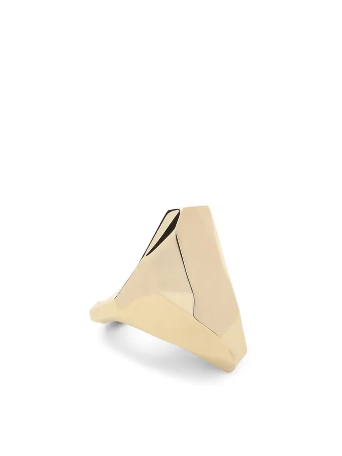 Lanvin Anello cubico in metallo Oro